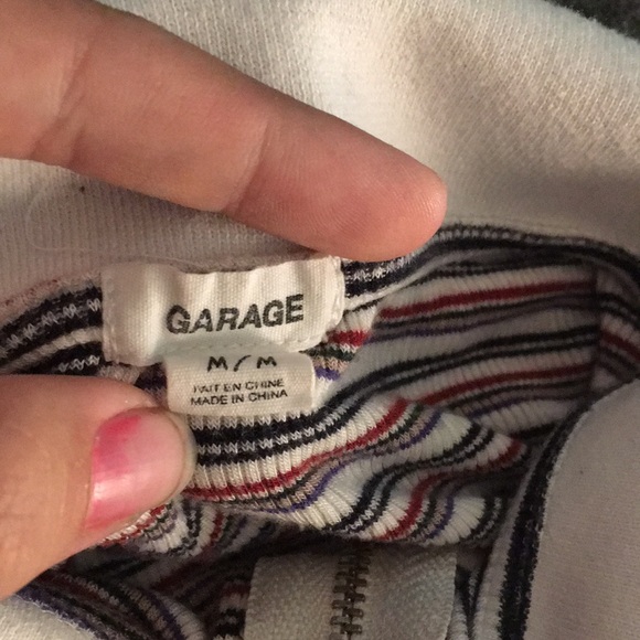 Stripped cropper top/t-shirt - Picture 2 of 3